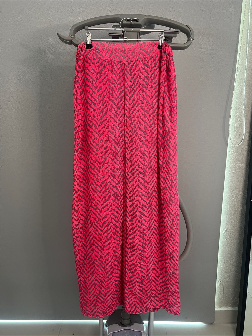 Women’s Pink Patterned Maxi Skirt